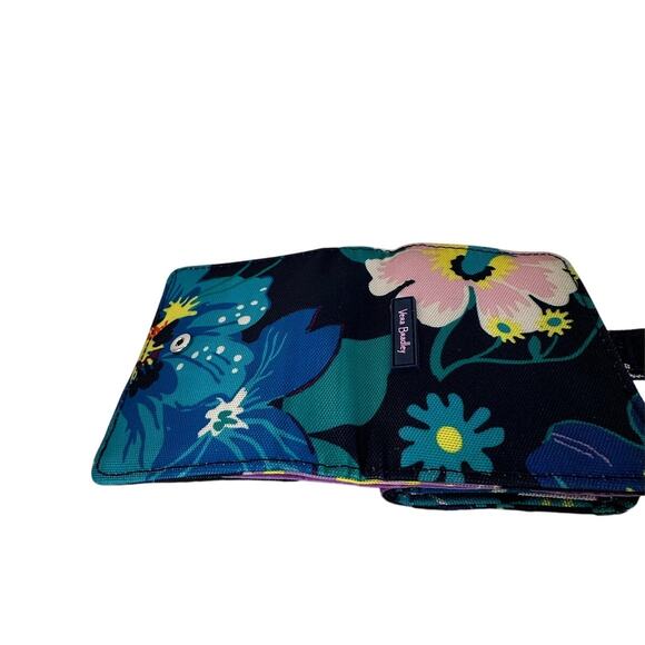 Vera Bradley Lighten Up RFID Small Wallet in Firefly Garden - Picture 5 of 8